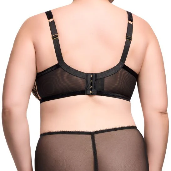 Fortunia Curve Plunge Bra - Black - Image 3