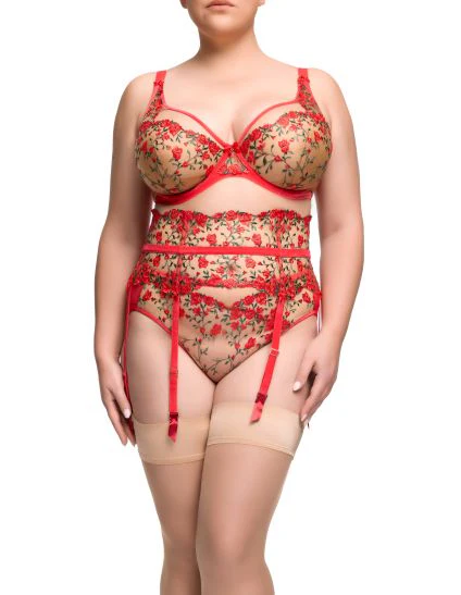 Rosewyn Full Figure Bra - Flame - Image 3