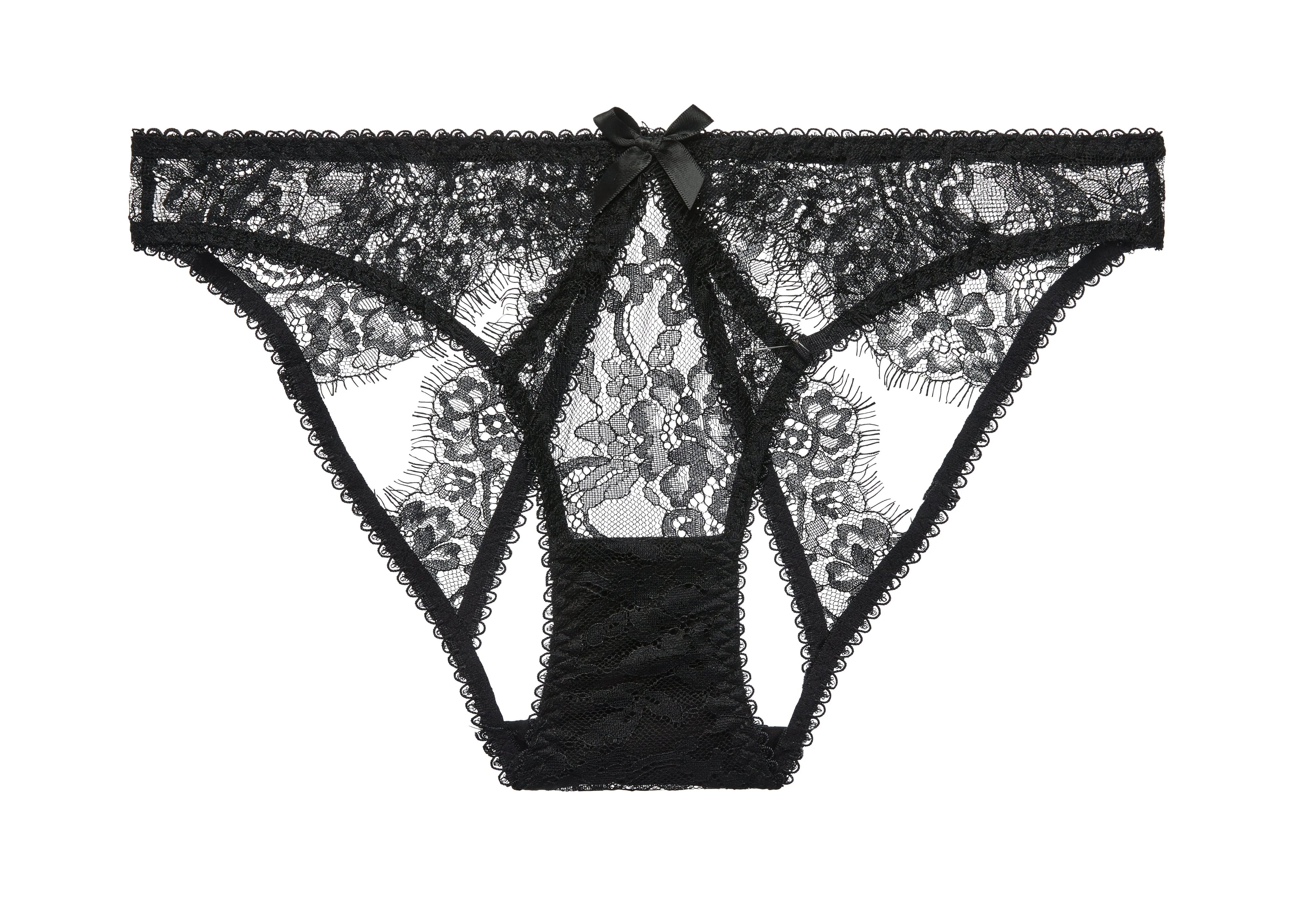 Seduca Open Back Bikini - Black - Image 4